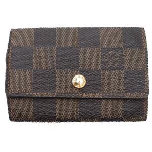 Authentic Louis Vuitton Damier Ebene Multicles 6 Key Holder 2007 France